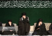 سوگواری شب عاشورا با حضور مقام معظم رهبری 