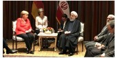 مرکل: با روحانی درباره حفظ برجام صحبت کردم  