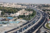ترافیک عادی و روان در تهران 