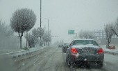 برف و باران در جاده‌های ۷ استان