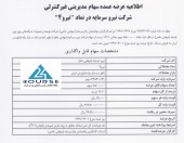 سهام غیر مدیریتی نیرو سرمایه عرضه عمده خواهد شد