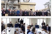 بازدید مدیر عامل شرکت مس از کارخانه آهک اهر