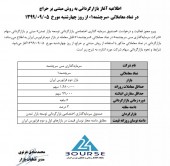 بازارگردان «سرچشمه» مشخص شد