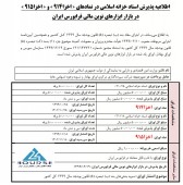 فرابورس ایران اسناد خزانه اسلامی پذیره نویسی می کند