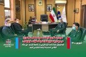 دیدار و گفتگوی مدیر عامل فولاد هرمزگان با  فرمانده سپاه امام سجاد